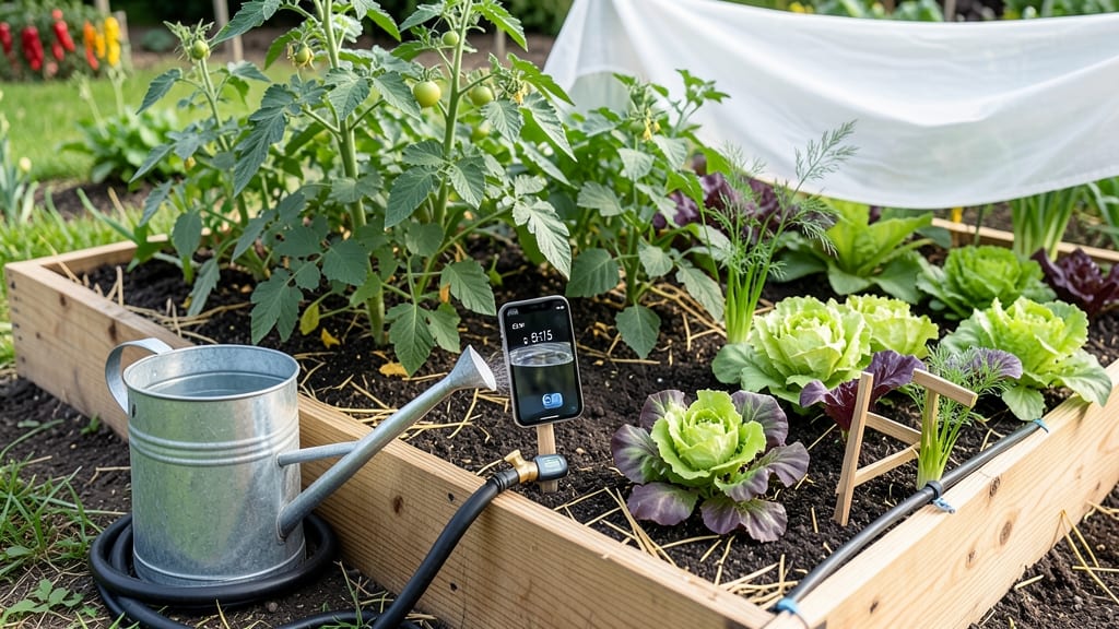 Best Time to Water Vegetable Garden: Morning Mist Spray for Root Health