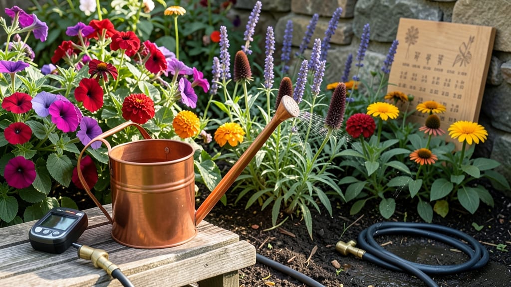 How Often to Water a Flower Garden: Soil-Moisture Triggers That Prevent Overwatering