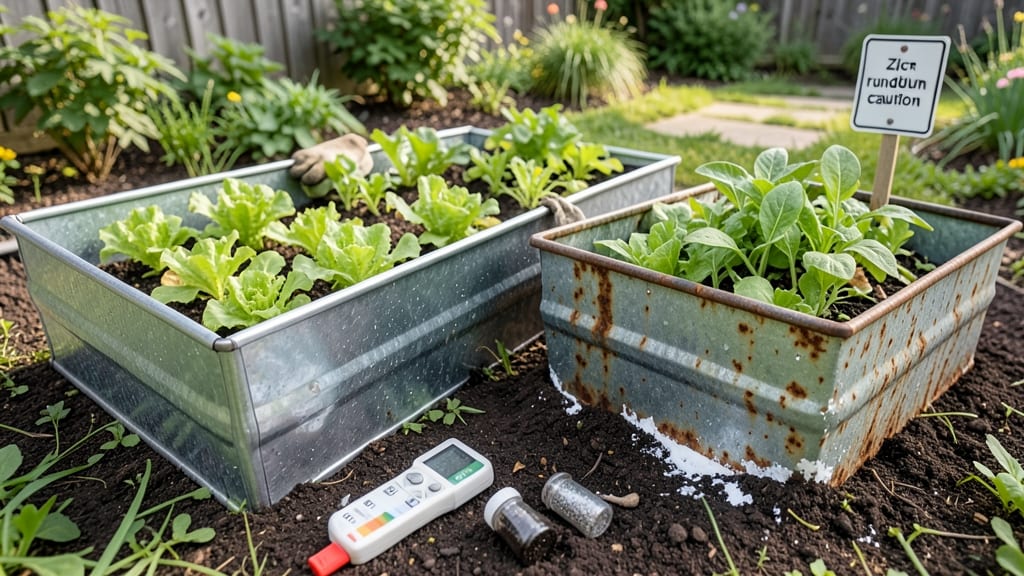 Are Galvanized Garden Beds Safe: Zinc Toxicity Risks and Plant-Specific Effects