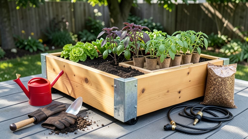 Portable Raised Garden Beds: Lightweight Materials for Easy Relocation and Year-Round Use