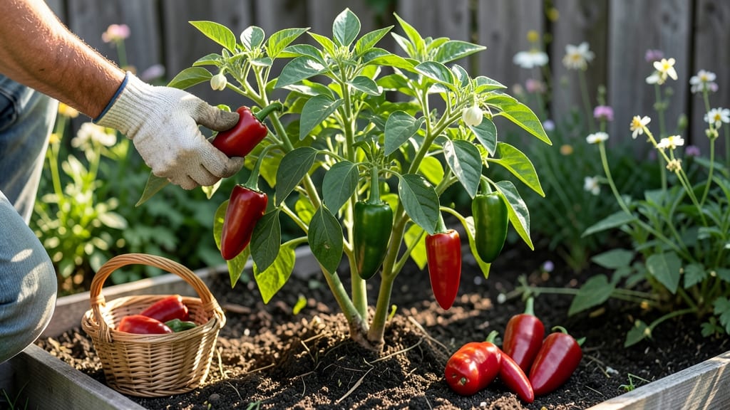 When to Pick Garden Salsa Peppers: Color-Coded Ripeness Chart for Perfect Heat