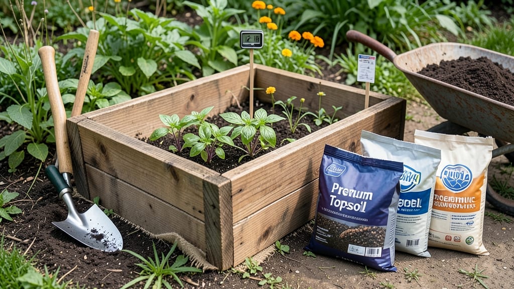 8x4x2 Raised Garden Bed: Exact Soil Volume Needed for Planting Depths