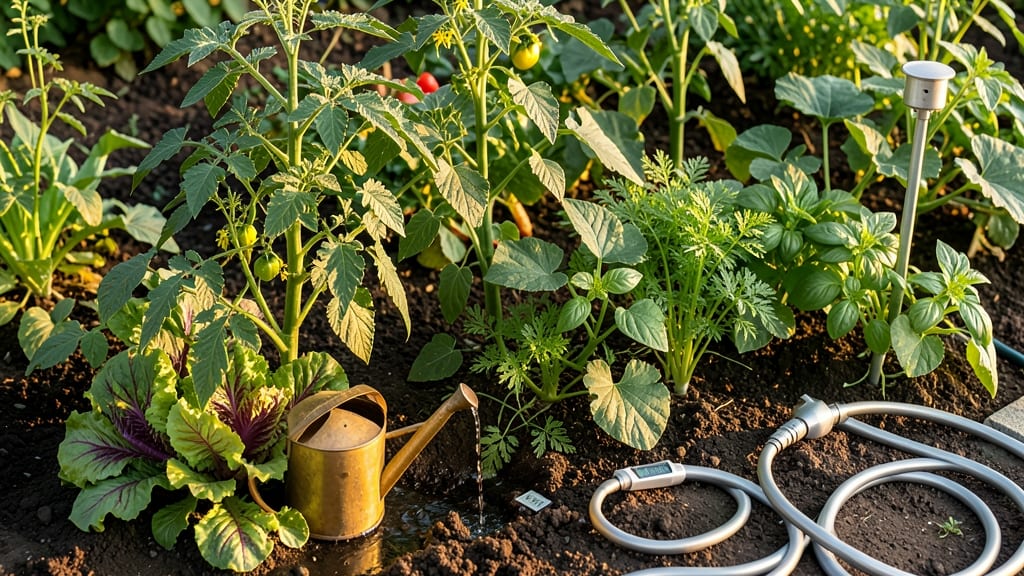 How Much Water Does a Vegetable Garden Need: Deep-Watering Schedule by Plant Type