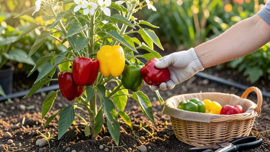 When to Pick Bell Peppers From Garden: Color-Stage Guide for Peak Flavor