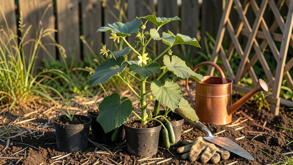How to Plant Cucumbers in a Garden: Spacing, Trellis Tips for Bushels