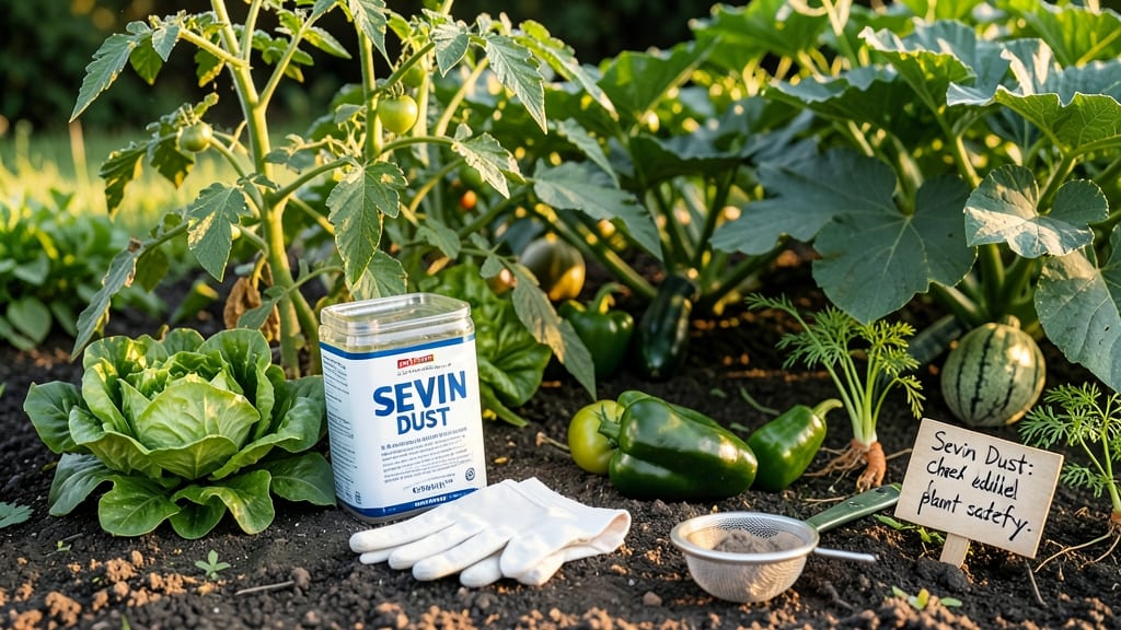 Is Sevin Dust Safe for Vegetable Gardens: What Labels Say vs Real Risks for Edible Crops