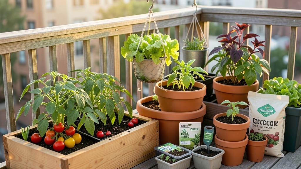 Urban Garden Seeds: Fast-Growing Varieties and Space-Saving Tips