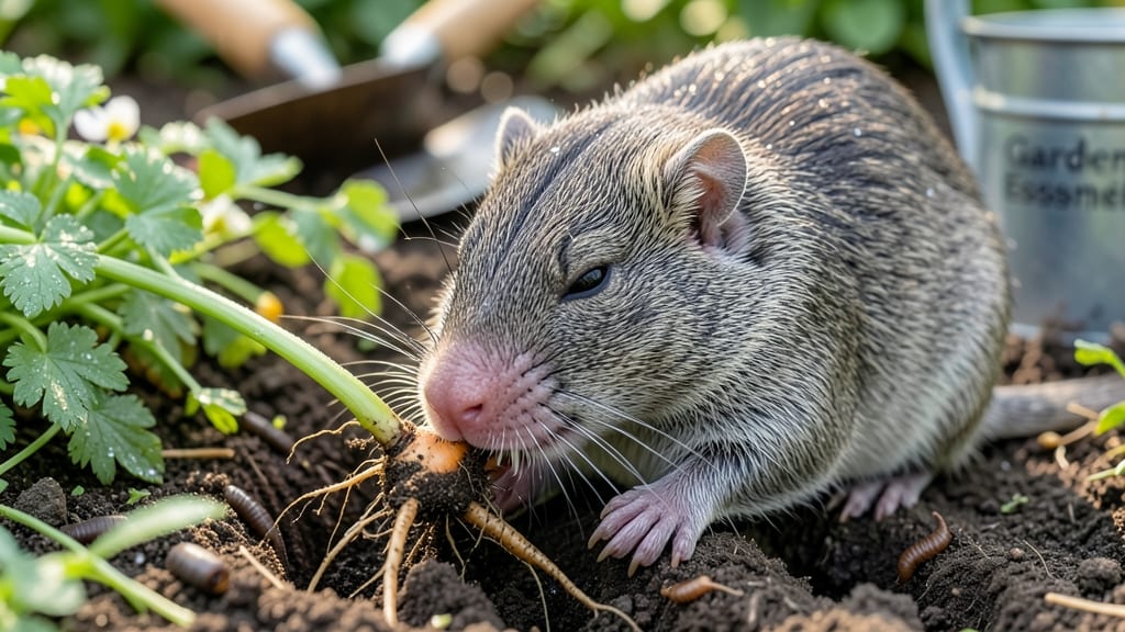 What Do Moles Eat in Grow a Garden: Common Prey and How to Protect Plants