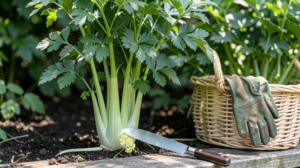 Garden Celery Harvest: When Stems Split—The Perfect Picking Window