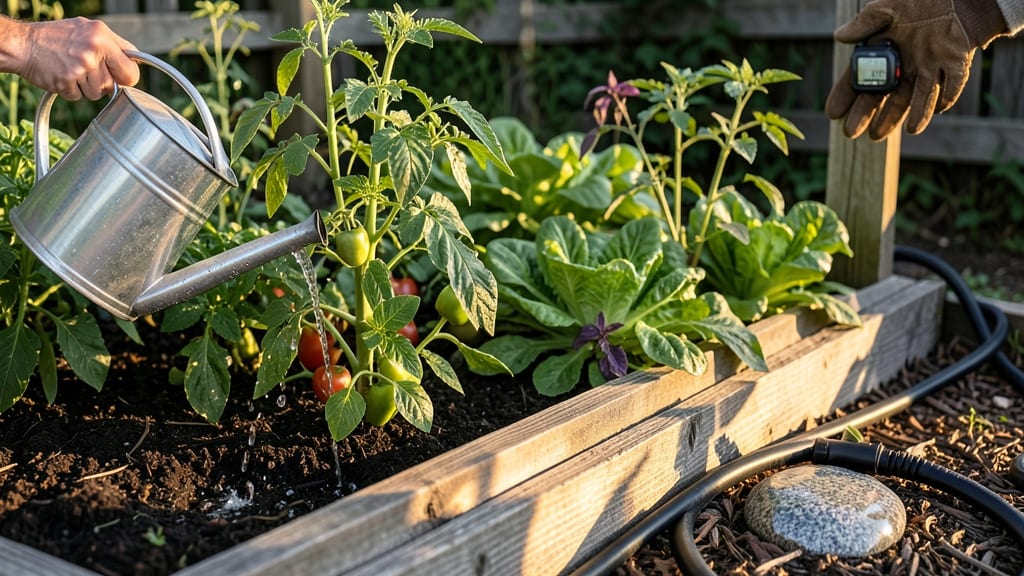 Best Time of Day to Water Vegetable Gardens: Morning Mist Spray for Root Health