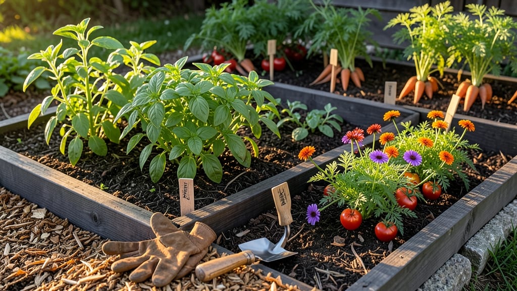 Companion Garden Layout: Space-Saving Pairings for Pest-Free Beds