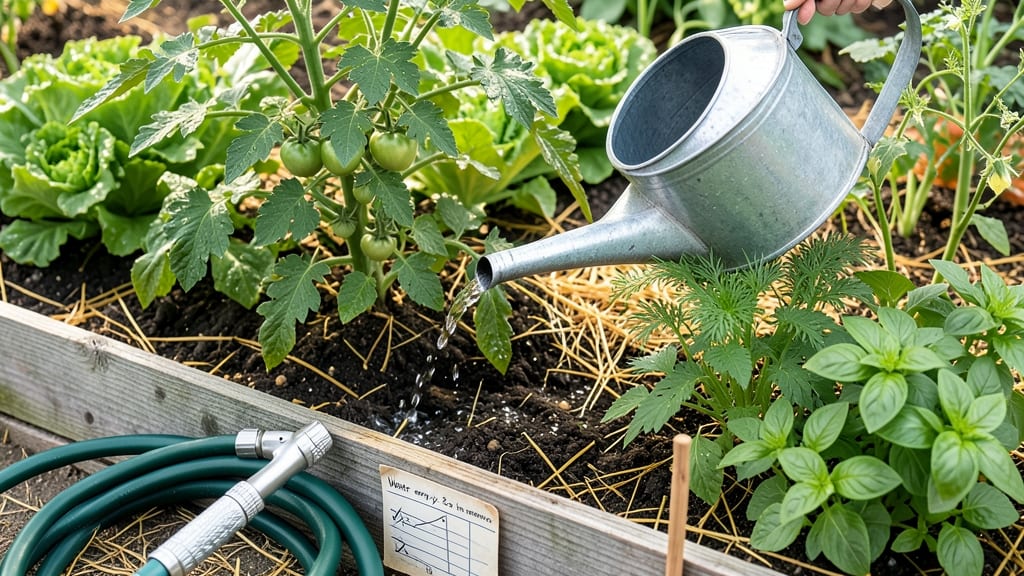 How Long to Water a Vegetable Garden: Soil-Moisture Test Method That Saves Plants