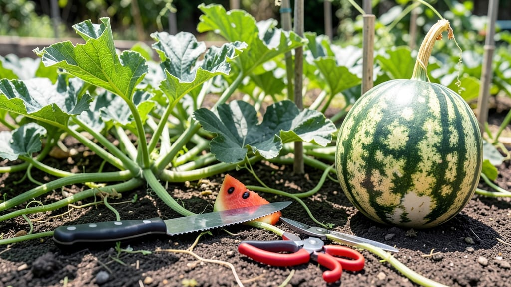 When to Pick Watermelon from Garden: Thump Test & Color Clues for Perfect Ripeness