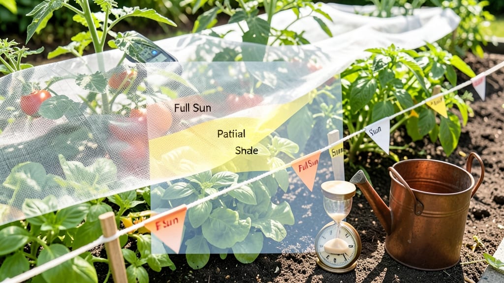 How Much Sun for a Vegetable Garden: Light Needs by Plant Type