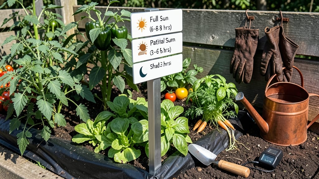 How Many Hours of Sun Does a Vegetable Garden Need: Light Requirements by Plant Type for Maximum Yield