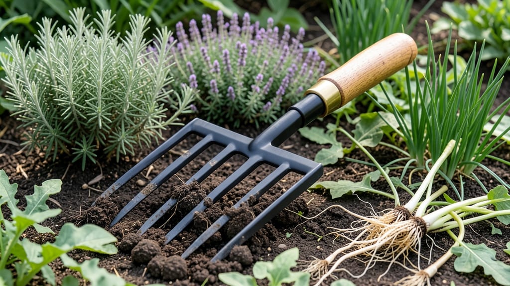 How to Use a Three-Pronged Gardening Tool: Techniques for Weeding and Soil Prep