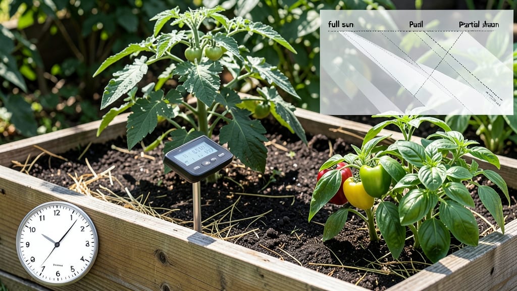 How Much Sun Does a Vegetable Garden Need: Plant-by-Plant Guide to Optimal Light Hours