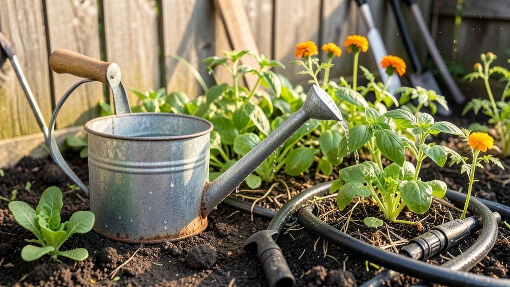 Garden Bed Watering: Smart Timing Tricks to Prevent Waste and Overhead