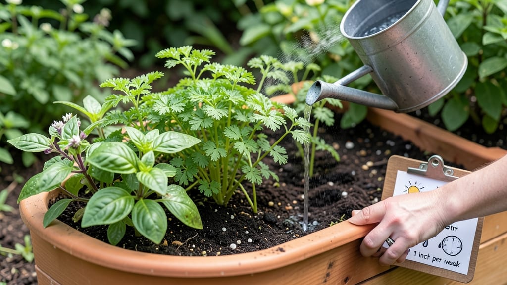 How Often to Water Herb Garden: Soil-Tested Schedule by Plant Type