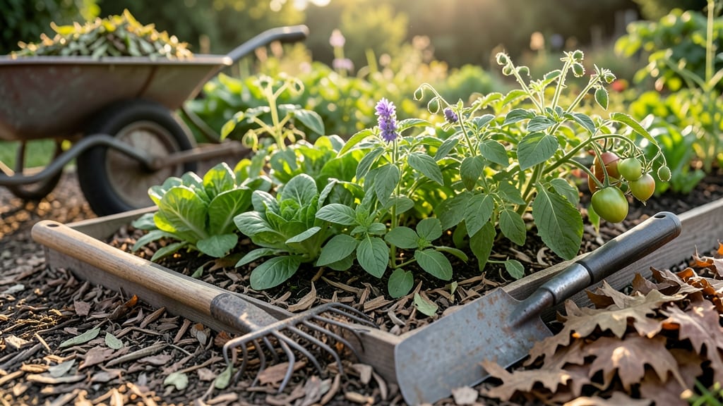 Are Mulched Leaves Good for Vegetable Garden: Nitrogen Drawdown Risks and Best Practices for Soil Health