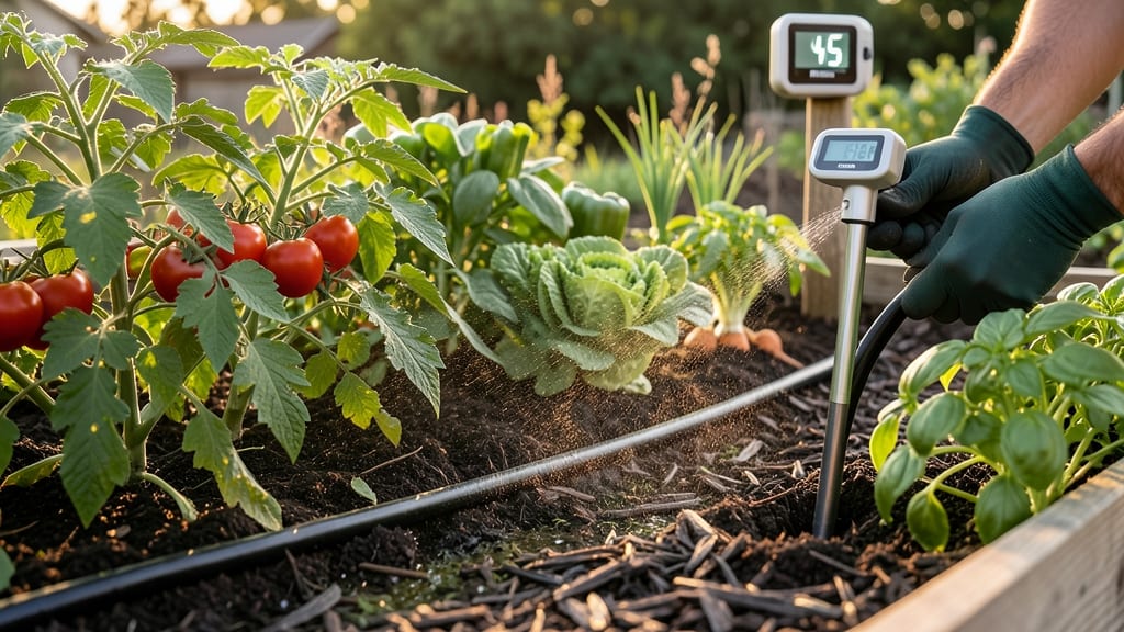 How Long to Leave Soaker Hose on Vegetable Garden: Watering Triggers for Root Health