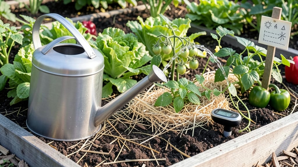 Vegetable Garden Watering Frequency: Soil Test Method for Stress-Free Plant Care